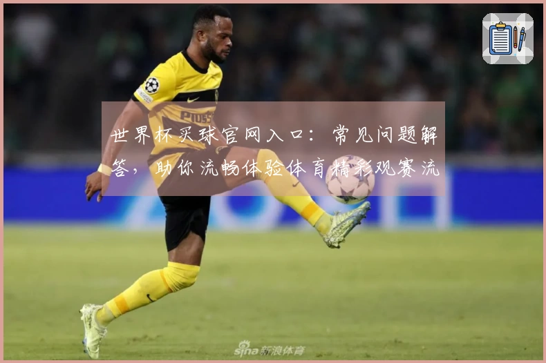 世界杯买球官网入口：常见问题解答，助你流畅体验体育精彩观赛流程